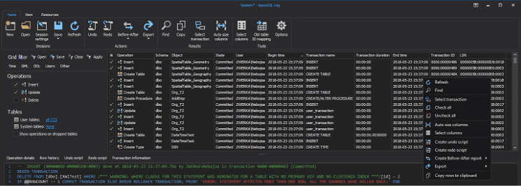 ApexSQL Log 2018 Professional Edition v2018.05.1228 + Crack