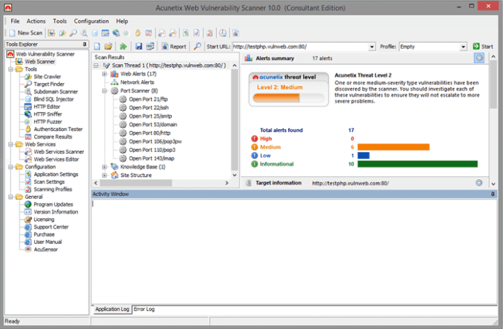 Acunetix Web Vulnerability Scanner v13.0.200217097 for Linux x64 + Crack
