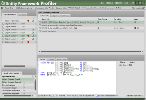 Entity Framework Profiler v5.0 Build 5042 + LicenseKey
