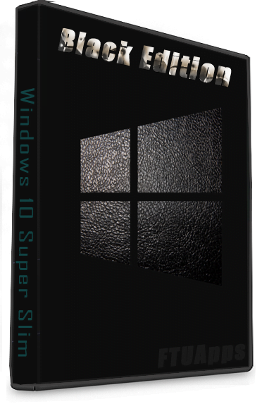 Windows 10 Black Edition 22H2 Build 19045.1889 (x64) Super Slim En-US Pre-Activated